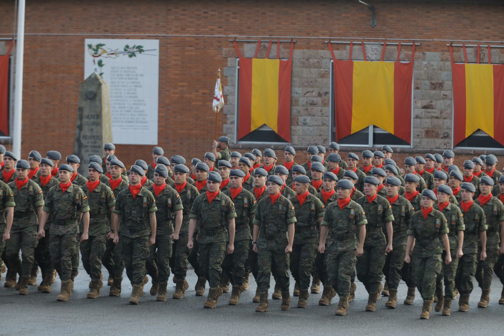 Cabo Noval celebra la Inmaculada, patrona de la Infantería