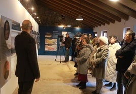 Inauguración de la exposición 'Del arenal de San Lorenzo al barrio de L'Arena', este jueves, en el Museo de la Ciudadela de Celestino Solar.