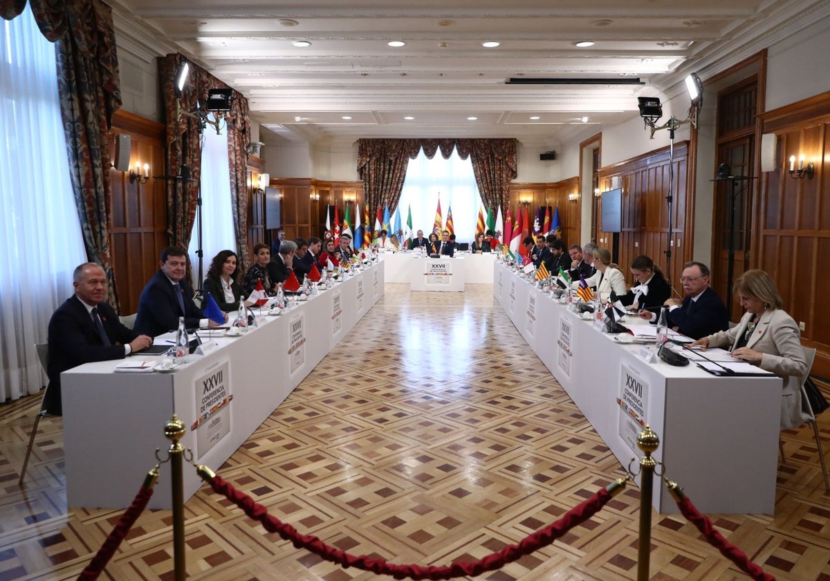 Reunión de la Conferencia de Presidentes, celebrada hoy en Santander.