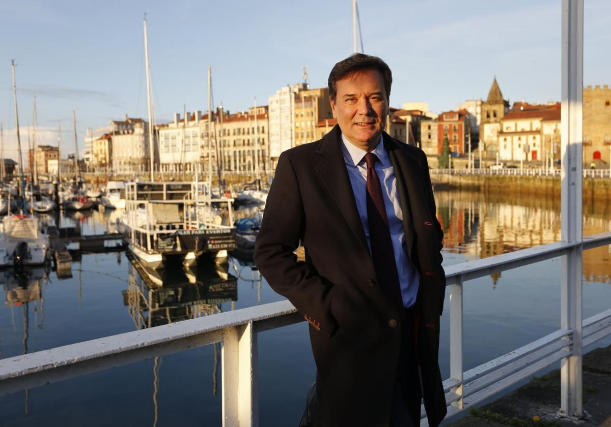Presidente de Sepides. Francisco Blanco, el pasado viernes, en Gijón.