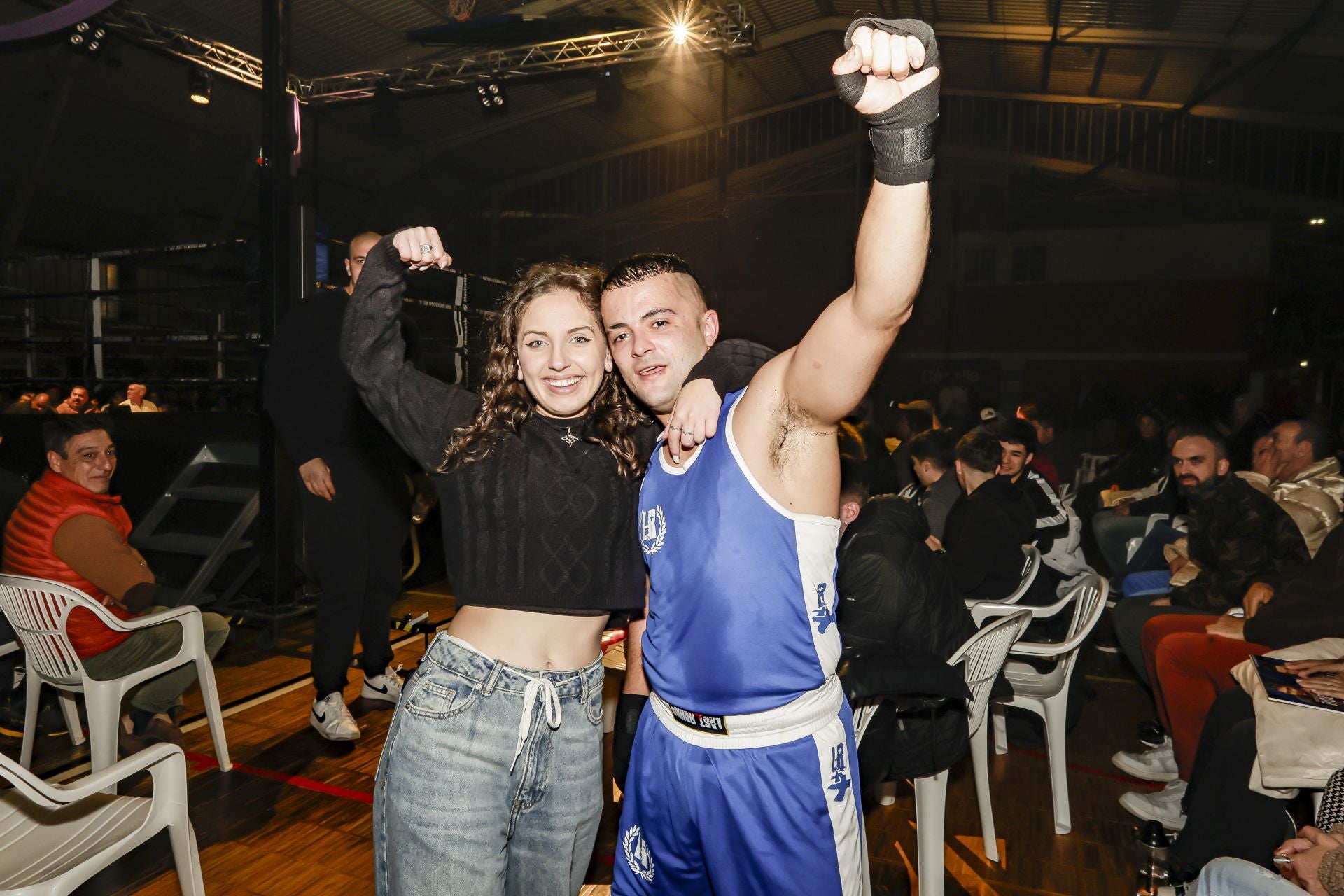 Las mejores fotos de los combates de boxeo de élite en Castrillón