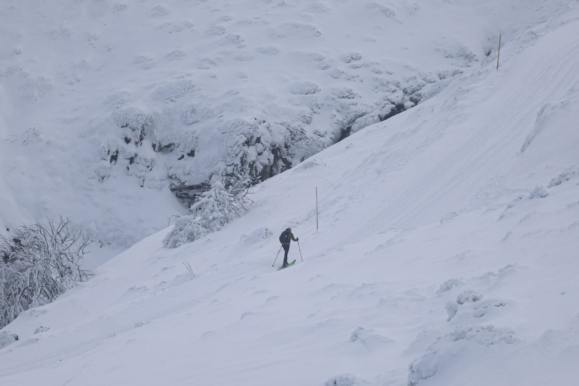 Llenazo en el primer fin de semana de esquí en Asturias