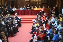 Un centenar de doctores de la Universidad participaron en la última celebración de Santa Catalina.