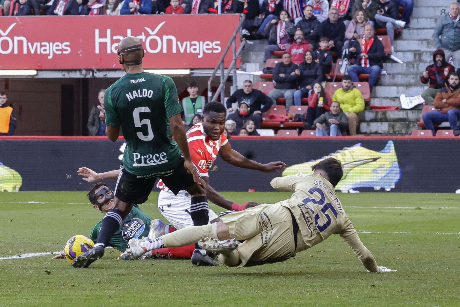 Las mejores jugadas del Sporting de Gijón - Racing de Ferrol