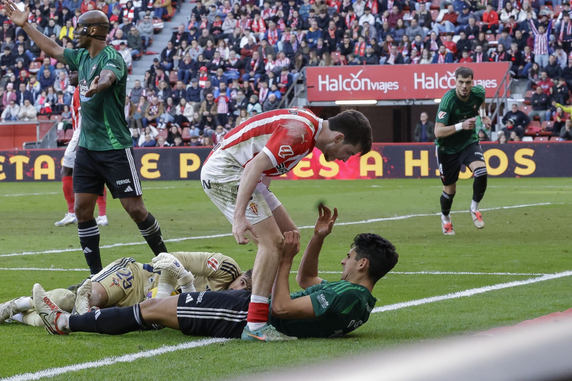 Las mejores jugadas del Sporting de Gijón - Racing de Ferrol