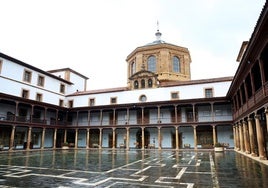 Patio de la Reina del Hotel de la Reconquista de Oviedo.