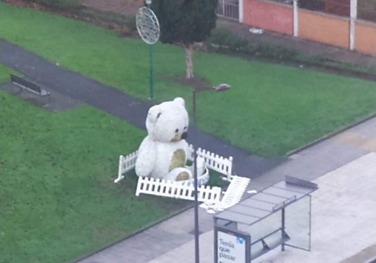 El vallado del oso 'Poligosin' fue violentado.