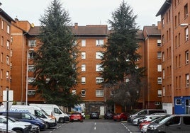 La calle Fuente Braña, en La Corredoria (Oviedo), donde sucedió el crimen.