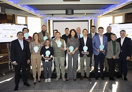 Galardonados con los V Premios BBVA a los Mejores Productores Sostenibles.