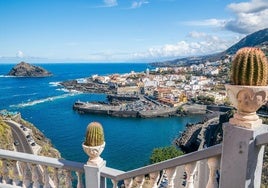 Vistas de la isla de Tenerife.