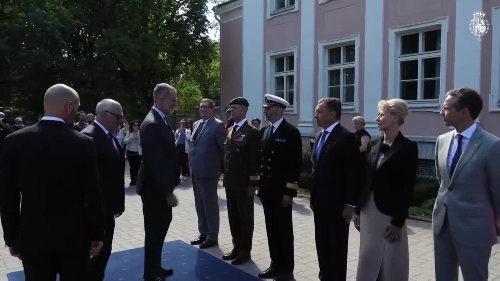 El rey Felipe VI arranca su gira por los países bálticos con primera parada en Estonia