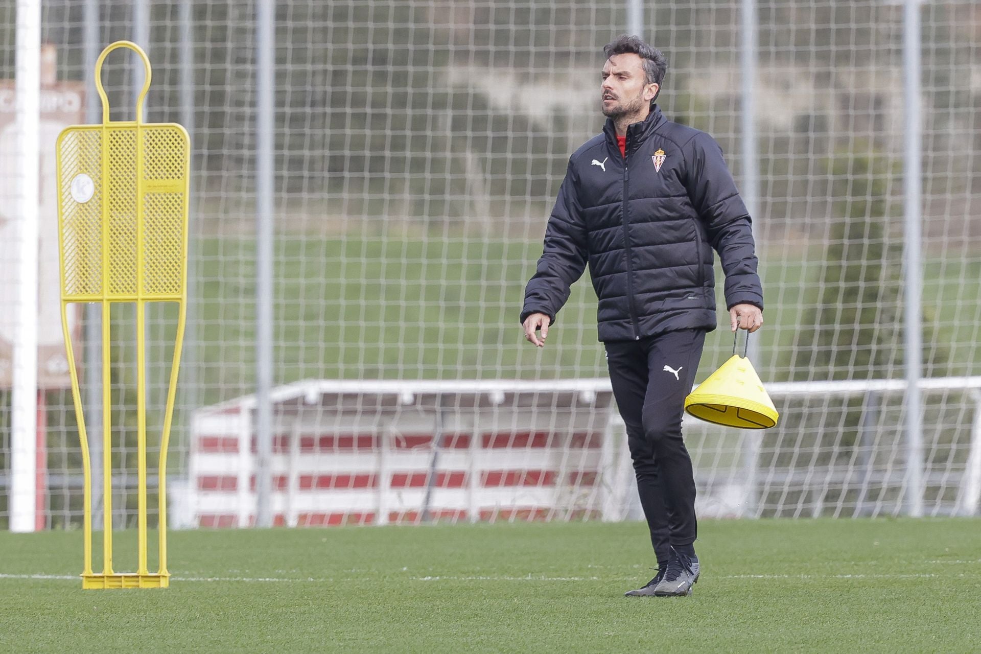 Entrenamiento del Sporting (02/01/2025)