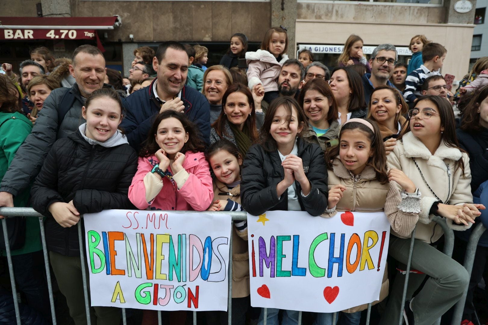 Las imágenes de la llegada de los Reyes Magos a Gijón