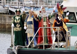 Los Reyes Magos llegan a Gijón.