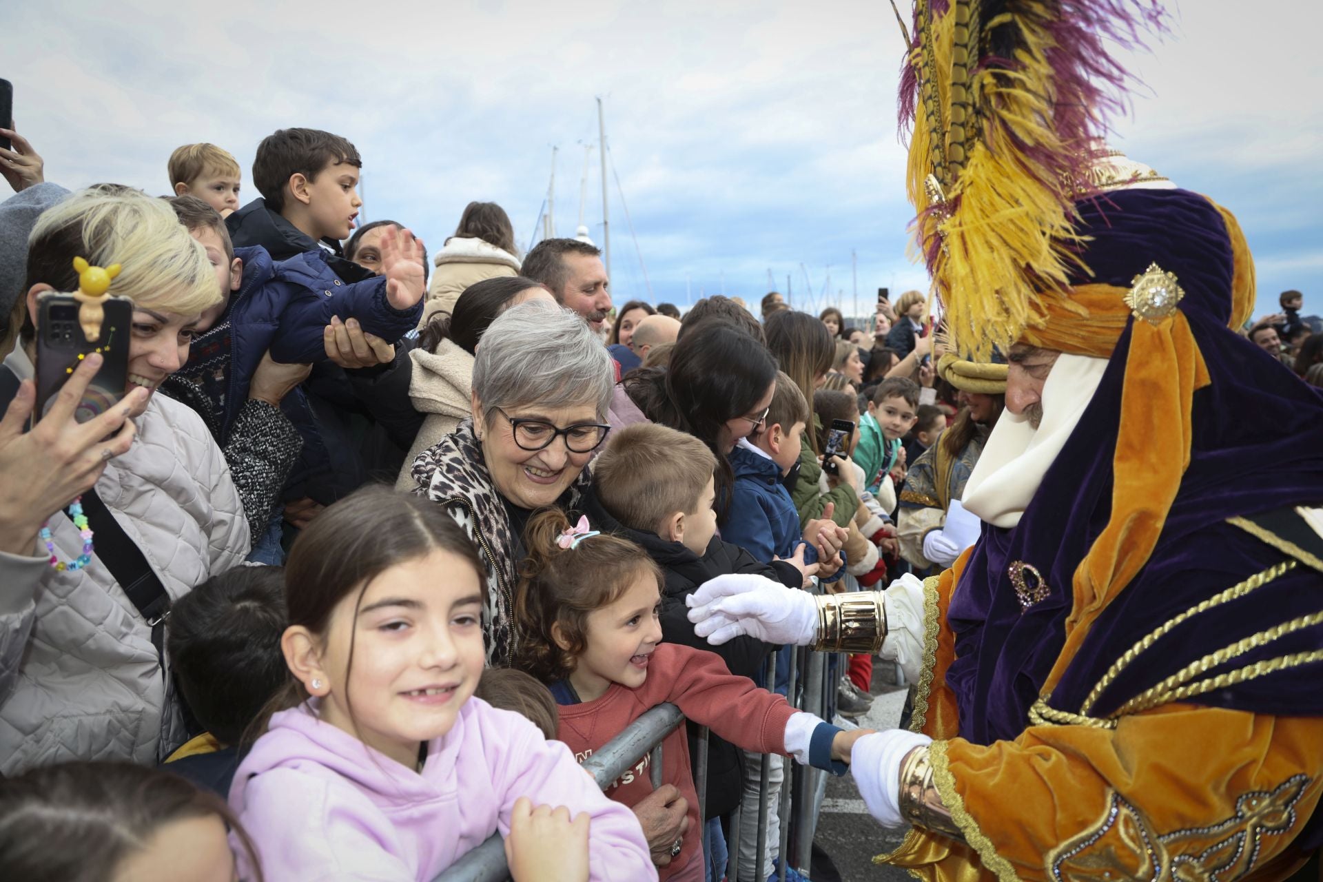 Las imágenes de la llegada de los Reyes Magos a Gijón