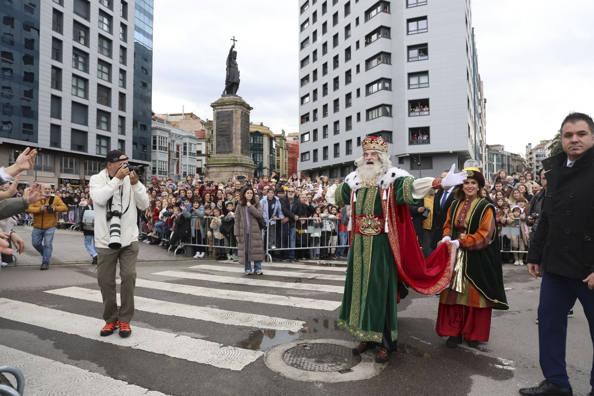 Las imágenes de la llegada de los Reyes Magos a Gijón