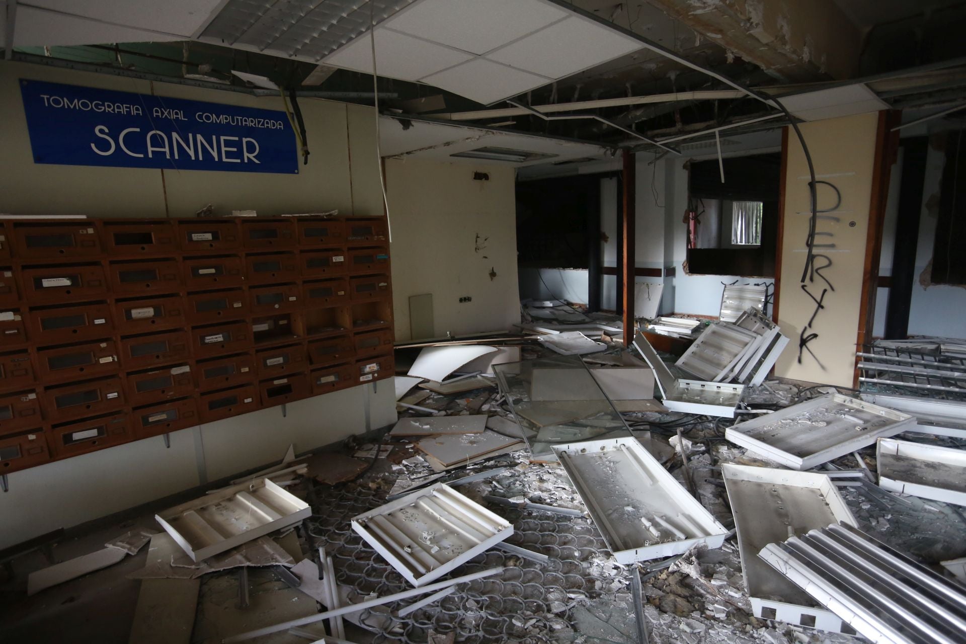 El viejo HUCA, un imán para los saqueadores