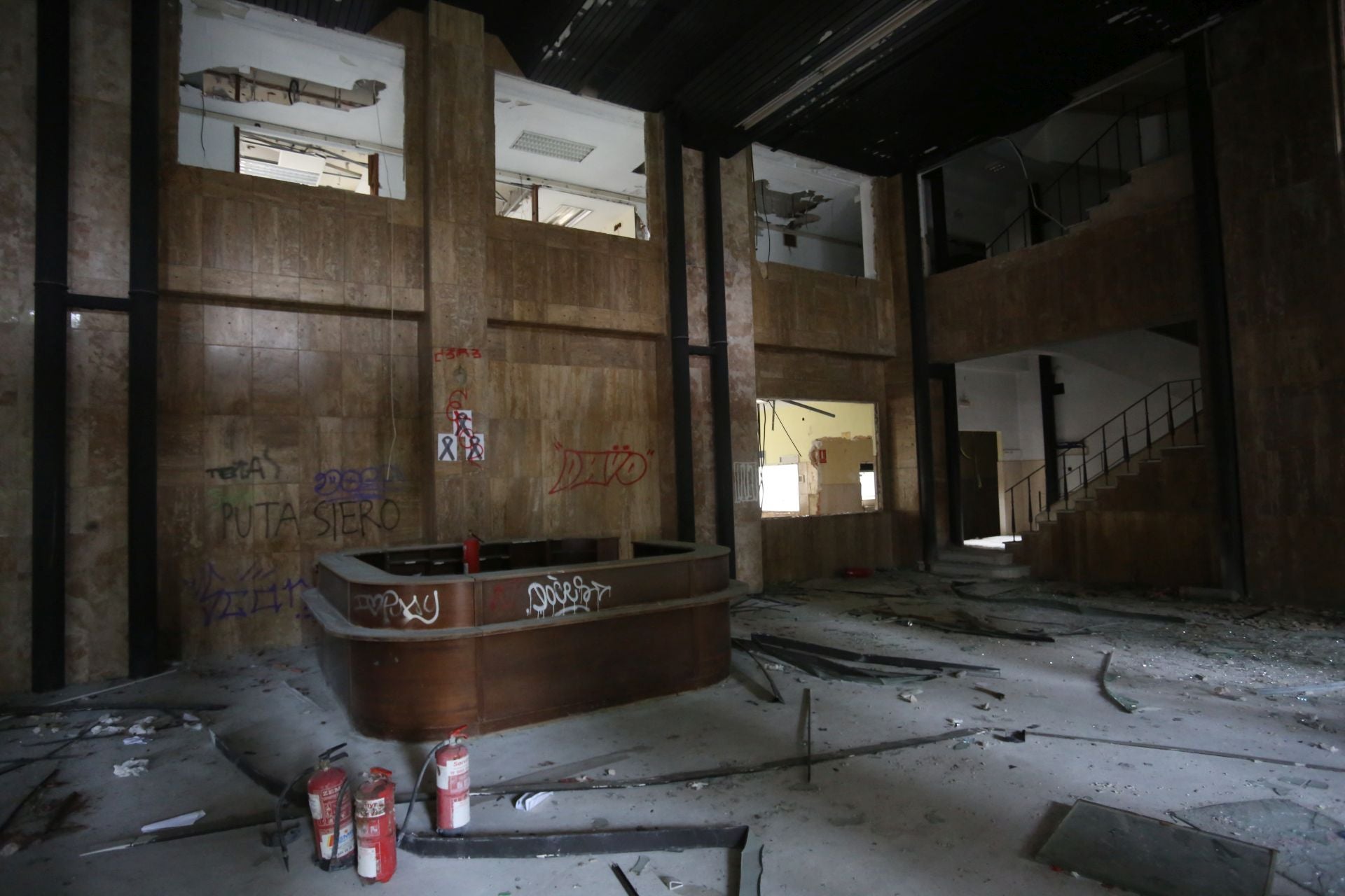 El viejo HUCA, un imán para los saqueadores