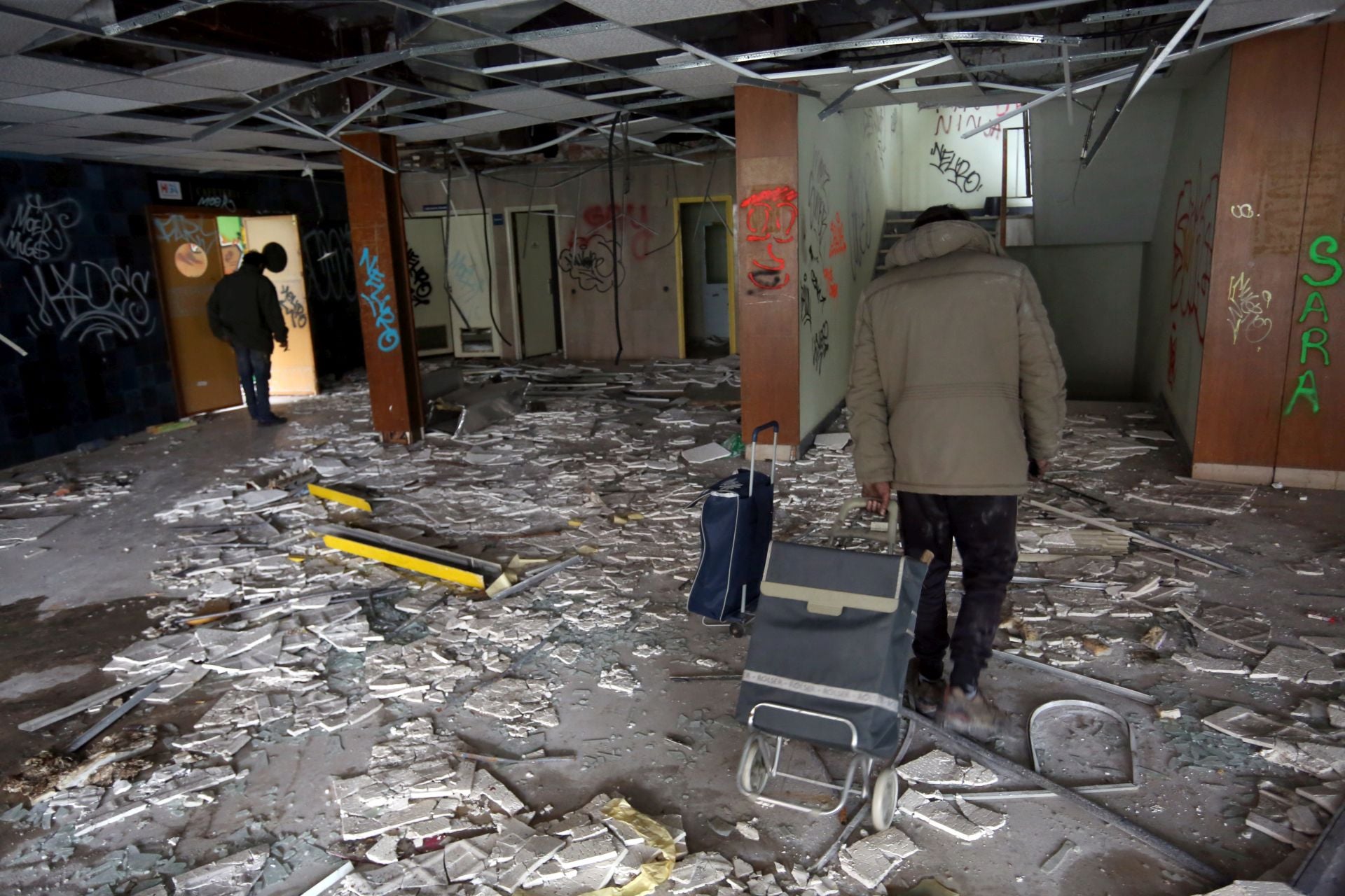 El viejo HUCA, un imán para los saqueadores