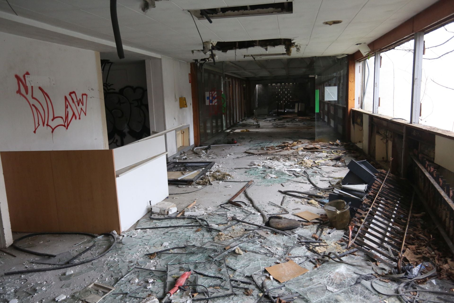 El viejo HUCA, un imán para los saqueadores