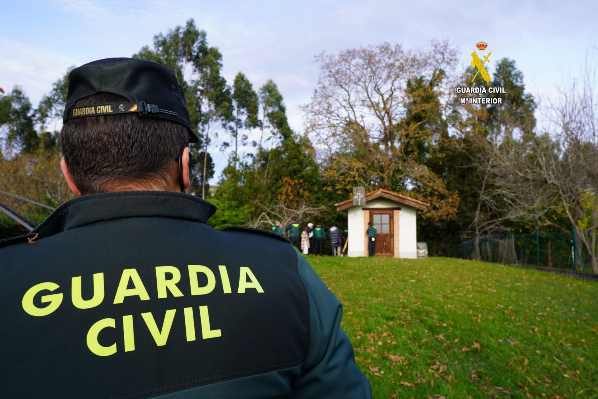 Imagen principal - Los destellos de luz a través de una rendija, claves para acabar con una plantación de marihuana en Ribadesella