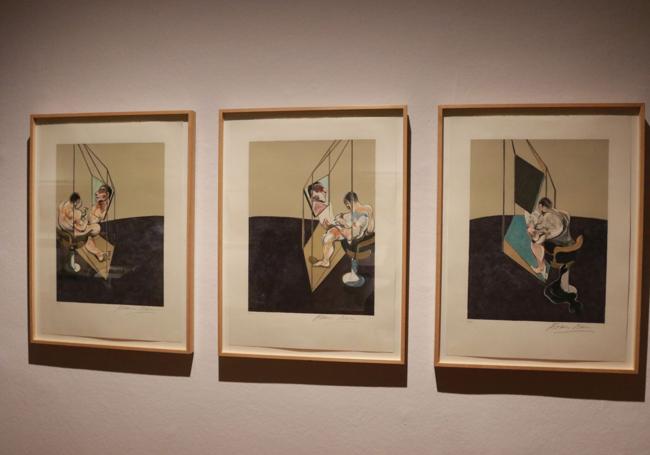 Algunas de las obras de la exposición.
