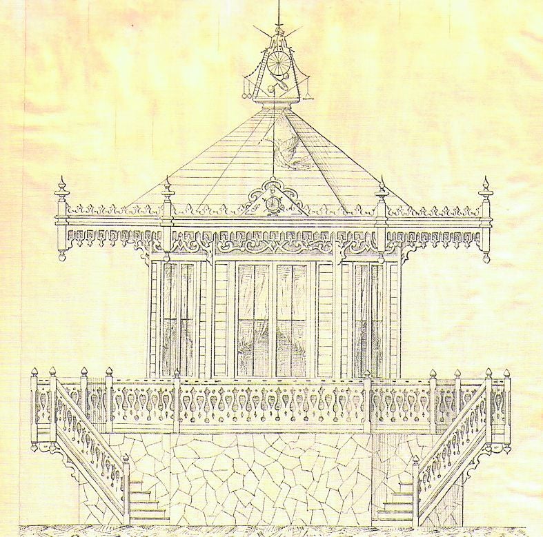 Proyecto de quiosco y garaje para el Velódromo. Expediente Ordinario 49/1889. Archivo Municipal de Gijón