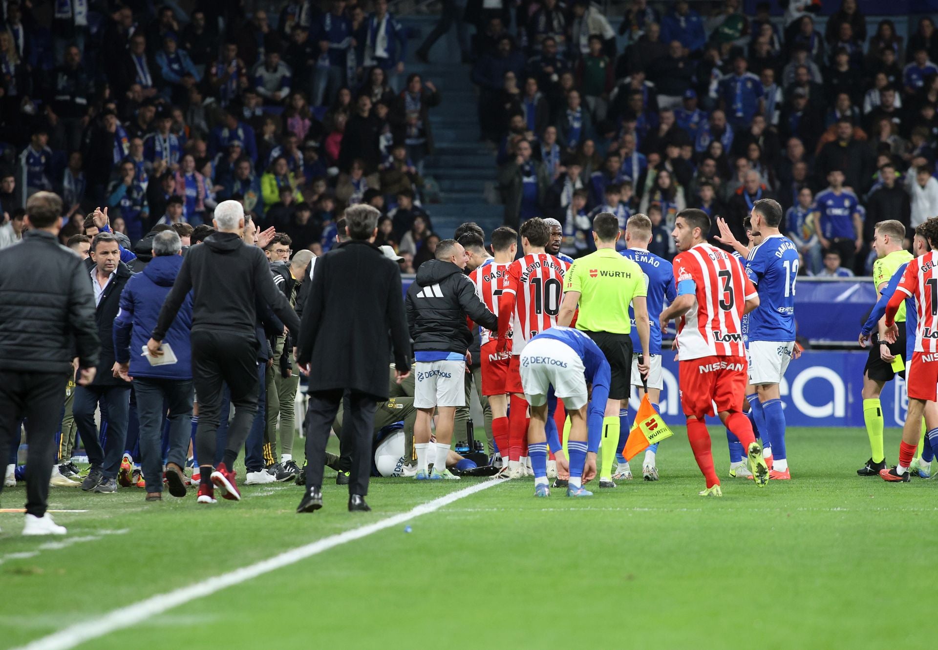 Las mejores imágenes del Real Oviedo - Sporting de Gijón