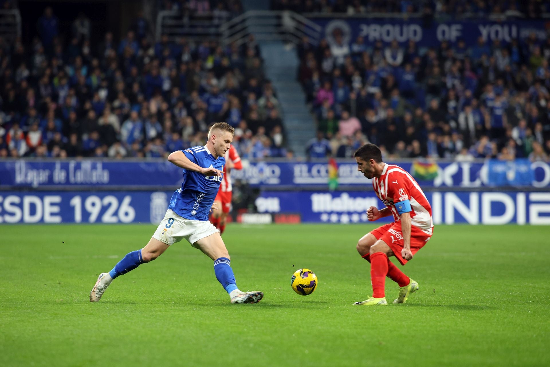 Las mejores imágenes del Real Oviedo - Sporting de Gijón