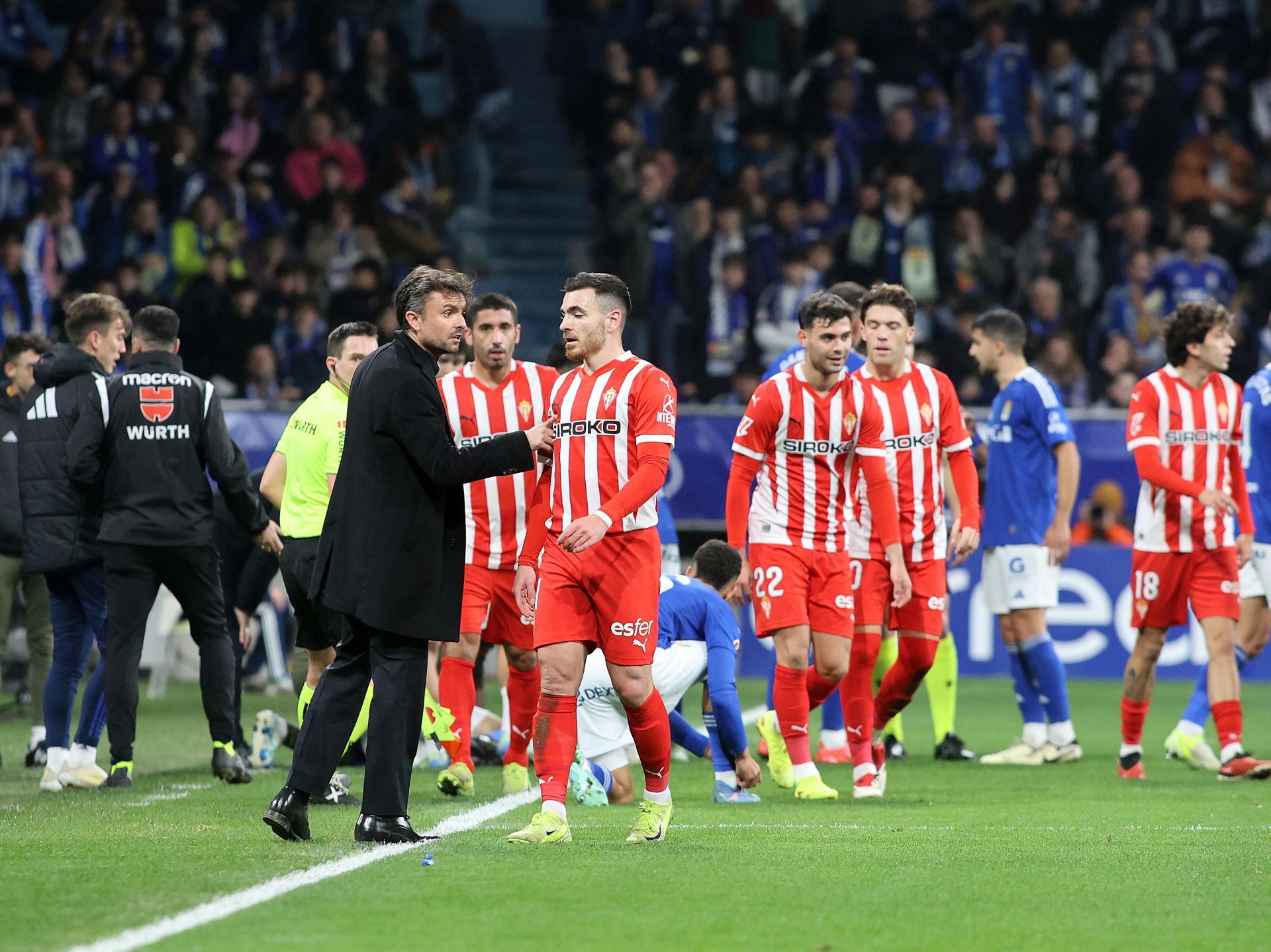 Las mejores imágenes del Real Oviedo - Sporting de Gijón