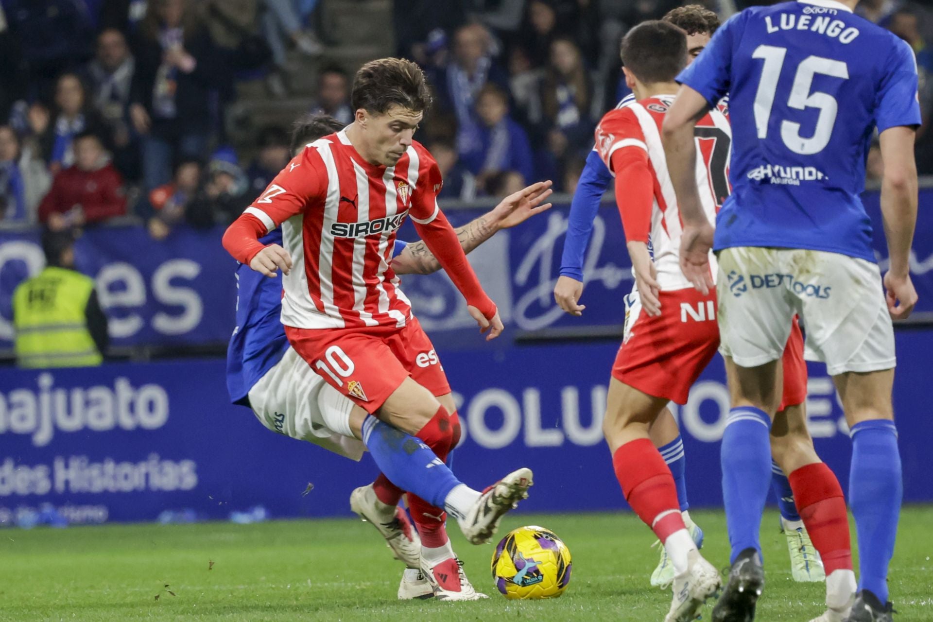 Las mejores imágenes del Real Oviedo - Sporting de Gijón