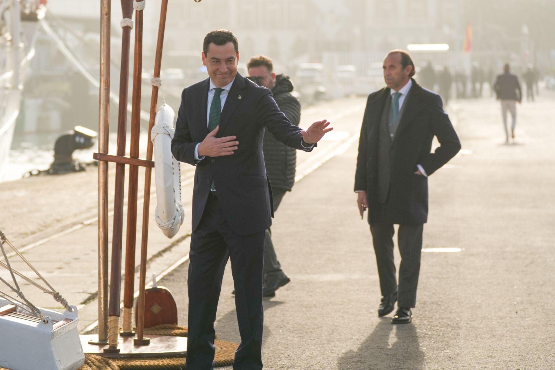 La Princesa Leonor se despide de sus padres, los Reyes, y pone rumbo a América