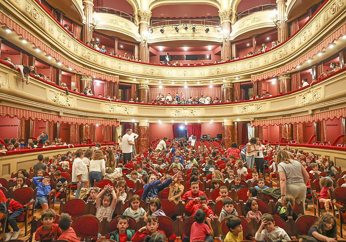 El teatro Palacio Valdés de Avilés.