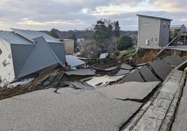 Destrozos ocasionados por el terremoto en Japón del 2 de enero de 2024.