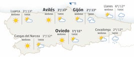 El tiempo en Asturias: esta es la previsión para este jueves, 16 de enero