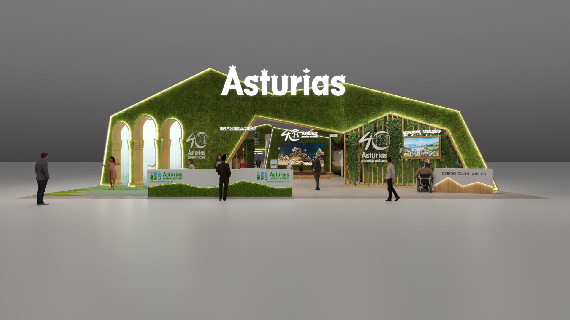 &#039;Asturias Paraíso Natural&#039;, el estand del Principado en Fitur