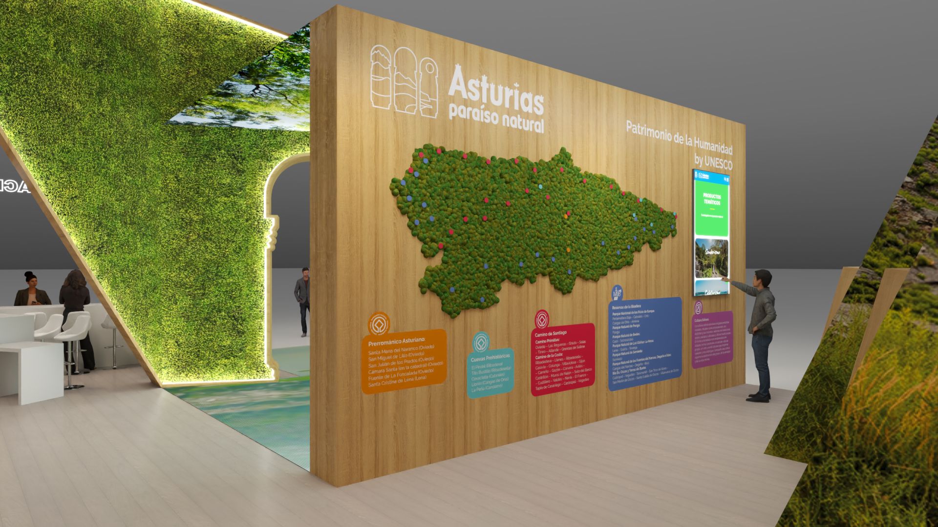 &#039;Asturias Paraíso Natural&#039;, el estand del Principado en Fitur