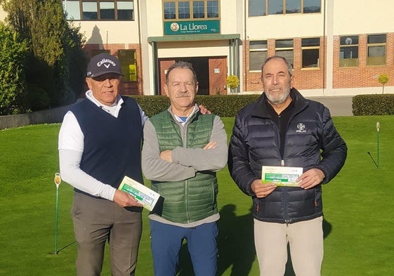 Jairo Sandoval, Manuel Blanco y Francisco Tejedo.