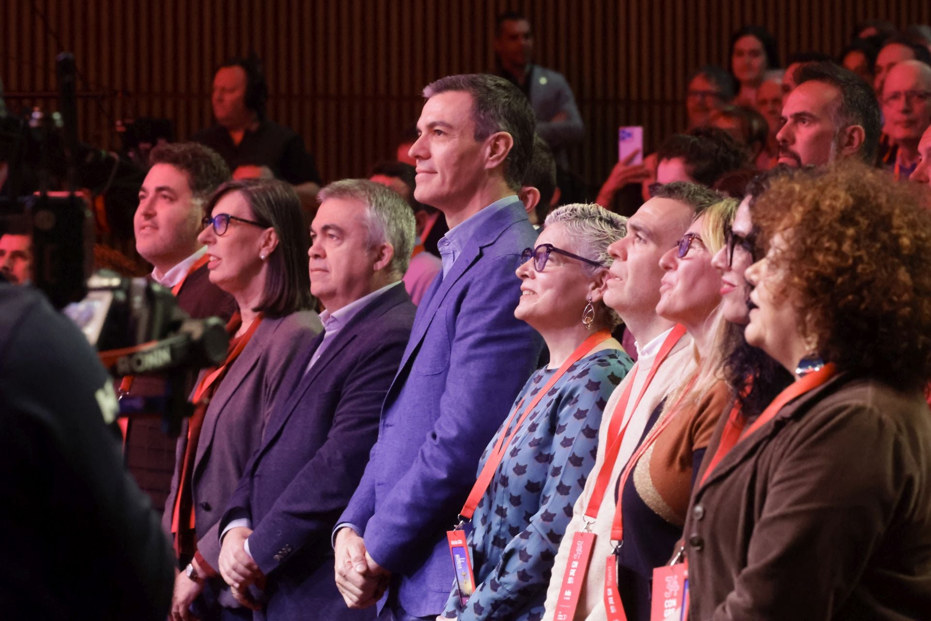Pedro Sánchez y Adrián Barbón inauguran el congreso socialista en Avilés