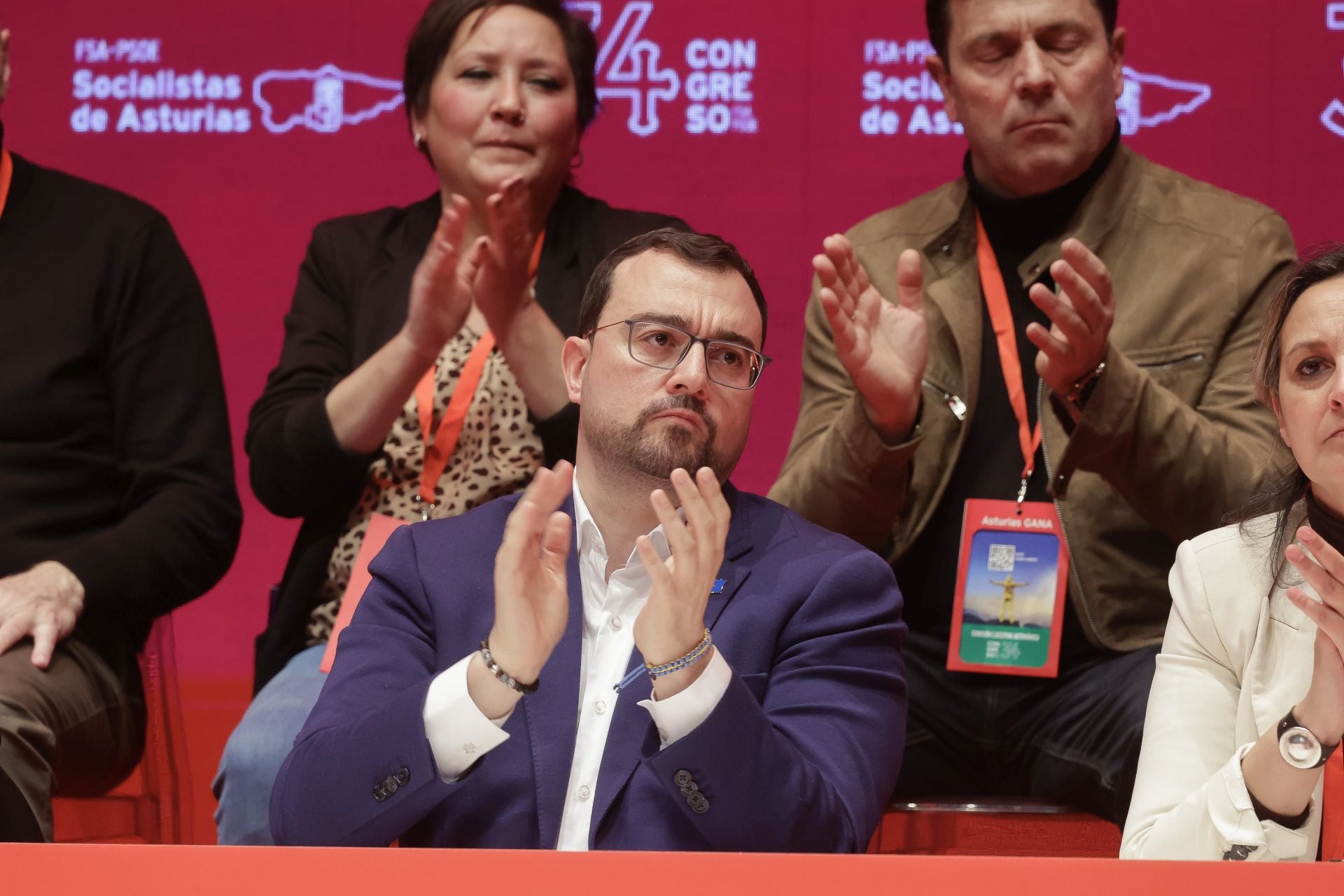 Pedro Sánchez y Adrián Barbón inauguran el congreso socialista en Avilés