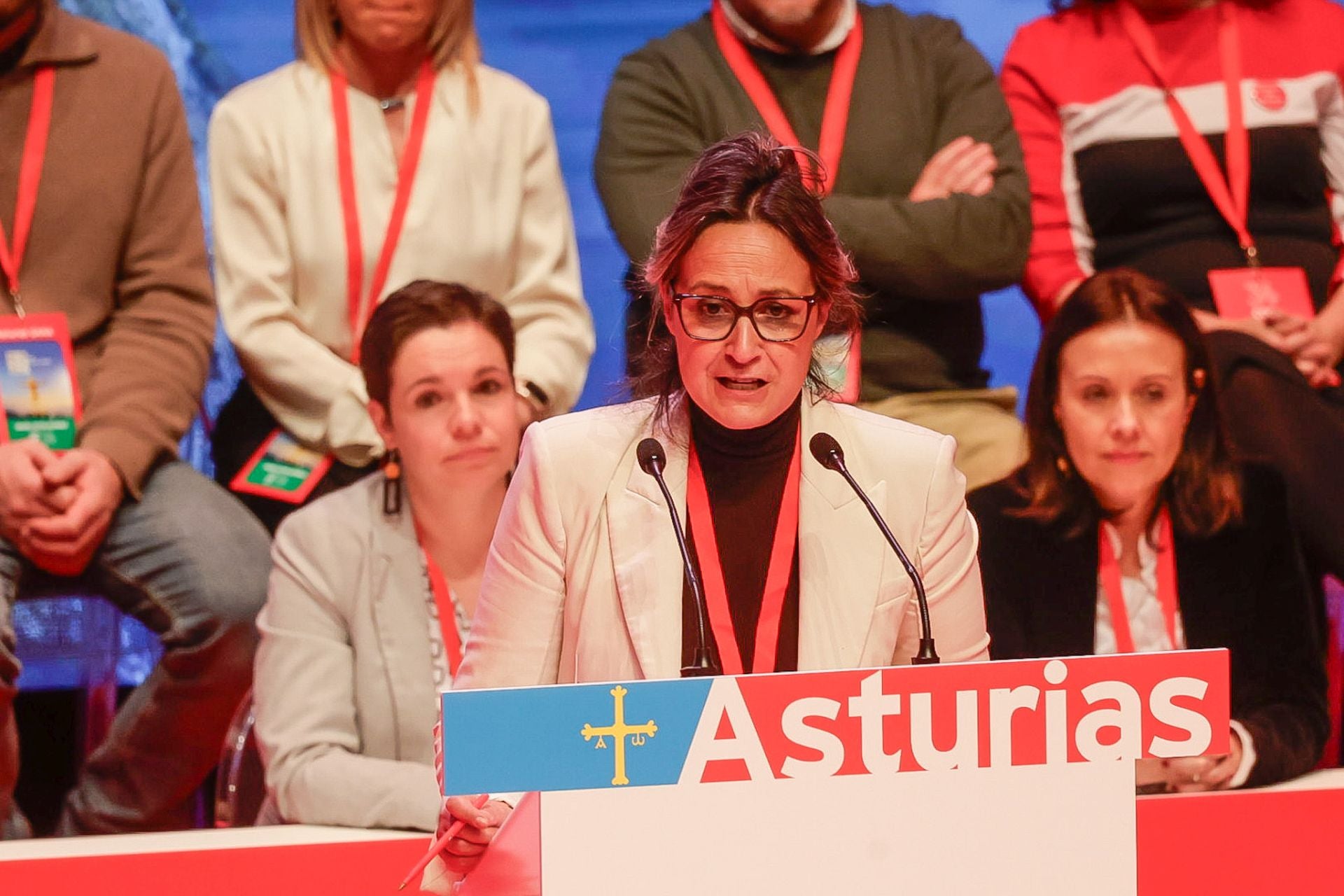 Pedro Sánchez y Adrián Barbón inauguran el congreso socialista en Avilés