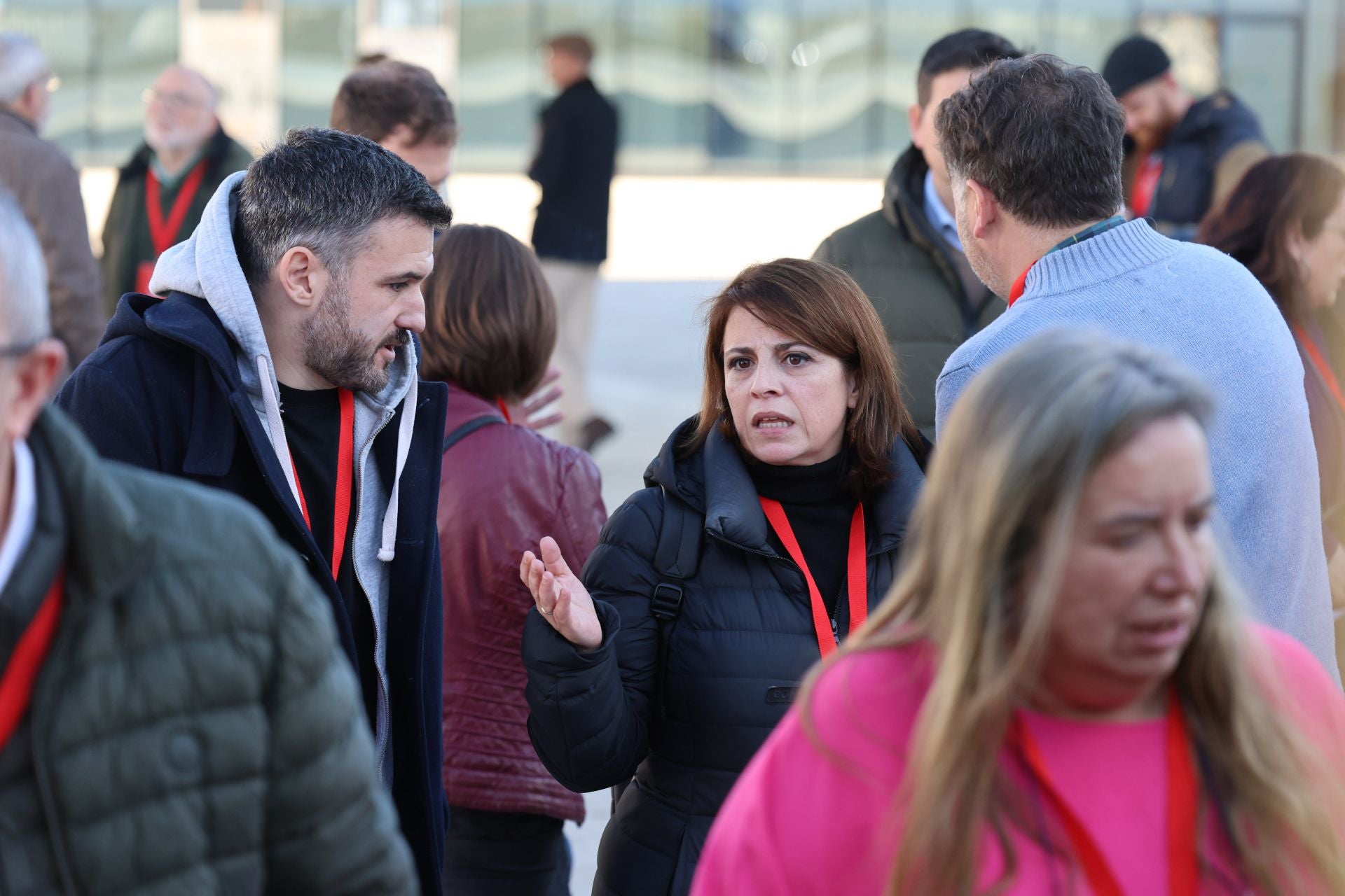 El Niemeyer de Avilés, abarrotado por el congreso socialista