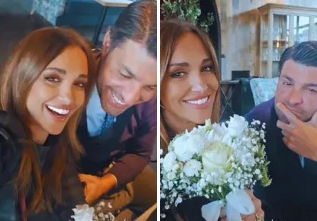 El ramo de novia a Paula Echevarría y las posibles campanas de boda