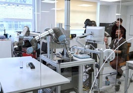 Laboratorio de la IA y robótica del centro tecnológico vasco Tecnalia.