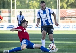 Jugada del partido Bergantiños-Real Avilés.