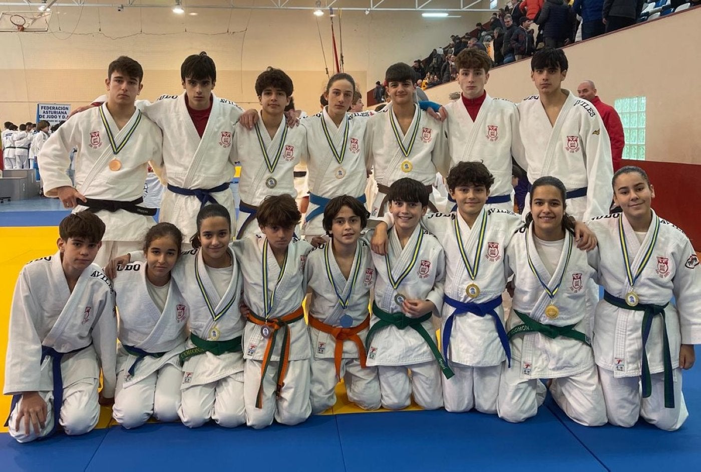 El Judo Avilés fue el equipo con más oros.