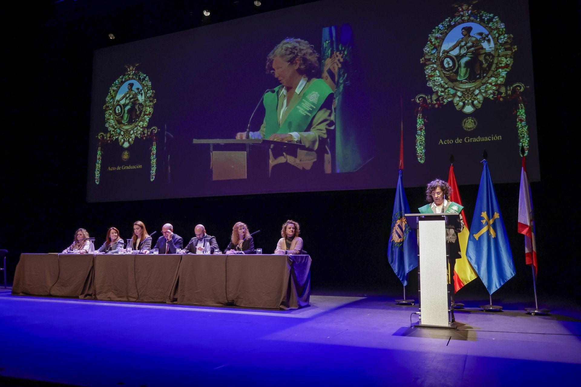 Acto de graduación de los alumnos de la Facultad de Comercio, Turismo y Ciencias Sociales Jovellanos