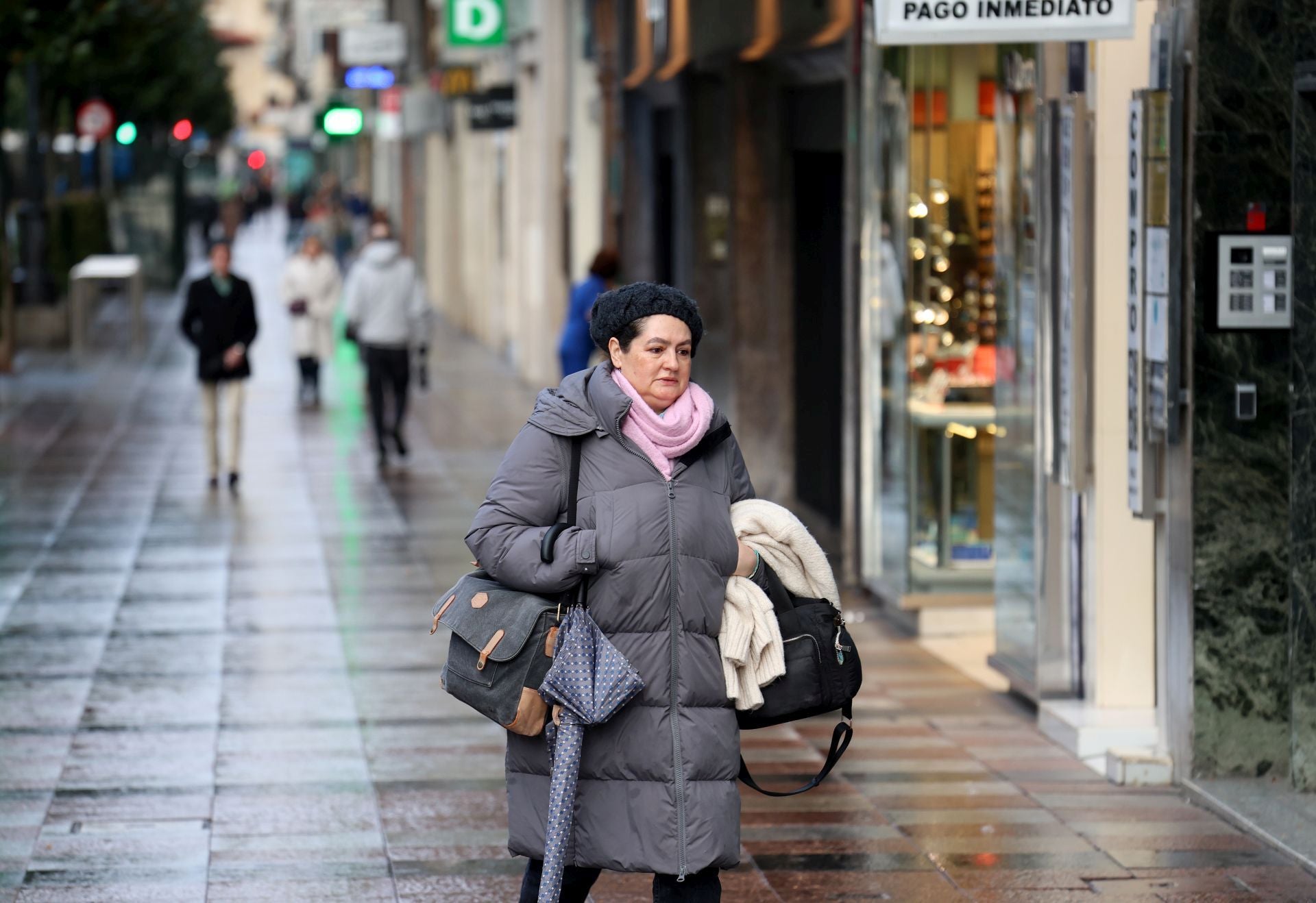 Lluvia y mucho viento en Asturias por la borrasca &#039;Herminia&#039;