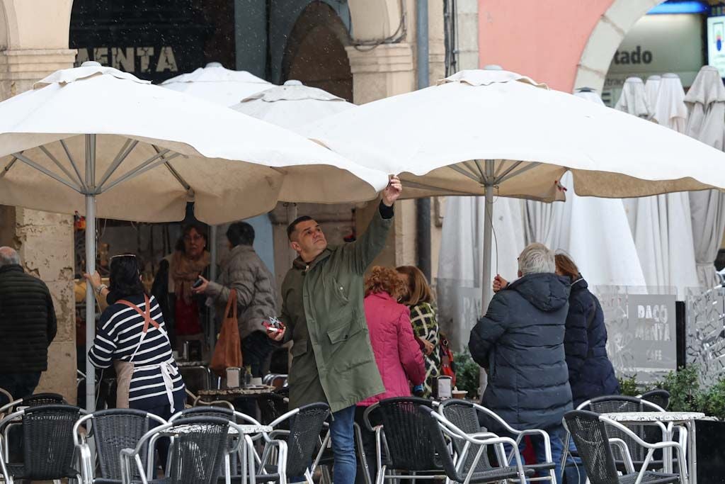 Lluvia y mucho viento en Asturias por la borrasca &#039;Herminia&#039;