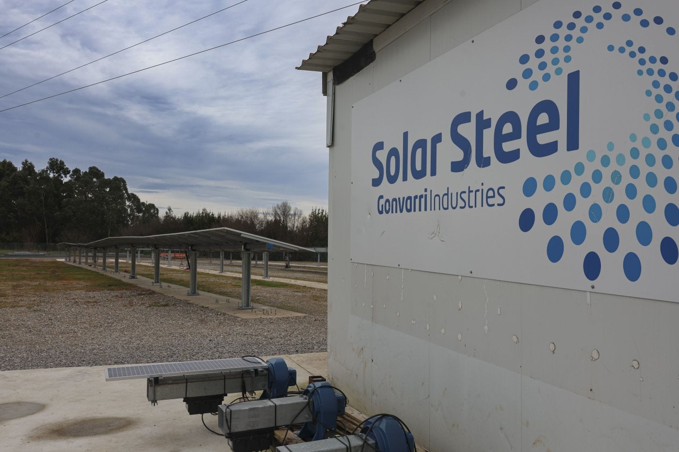 Gonvarri lidera desde su centro de Cancienes el sector de las estructuras solares en Europa